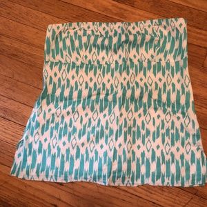 J Crew Strapless Shirt